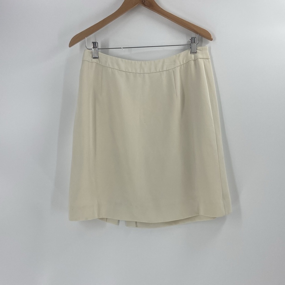 Jones New York cream pencil skirt career office basic neutral Size 14